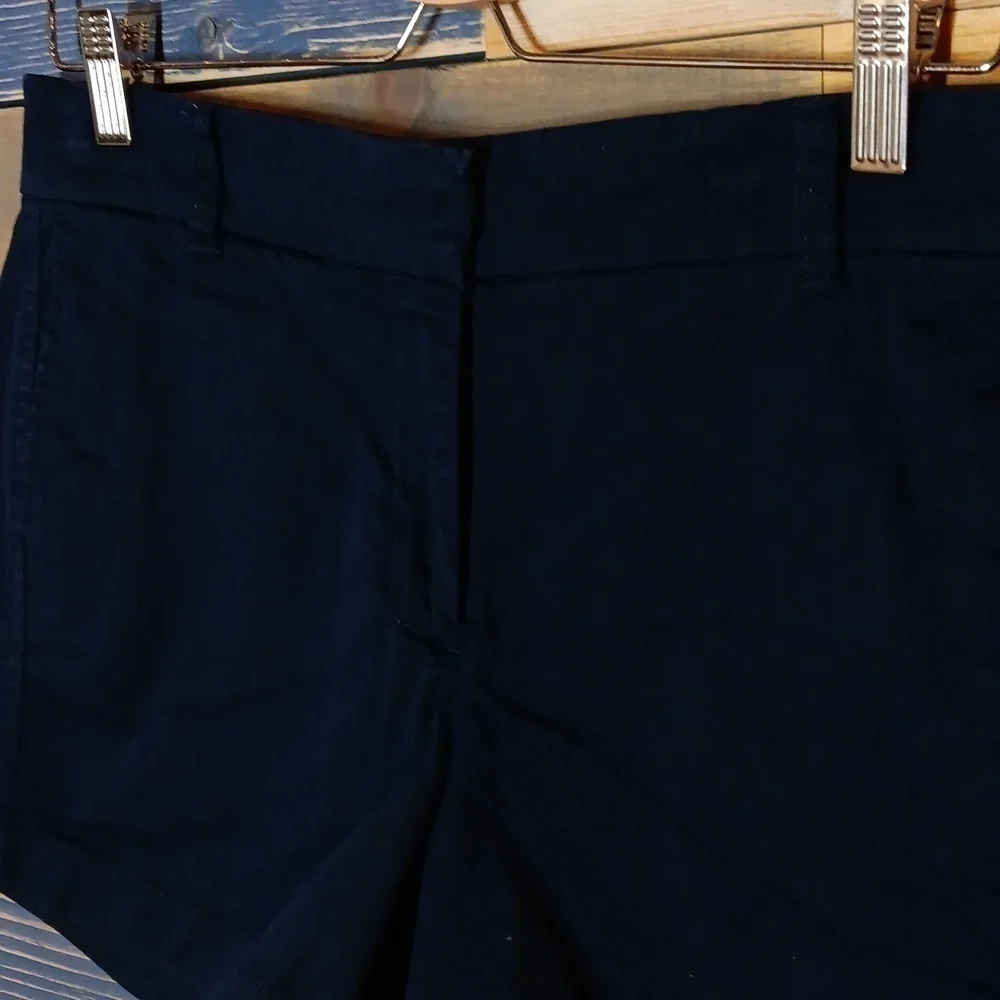 J. Crew Chino Shorts 8 navy - Picture 2 of 6